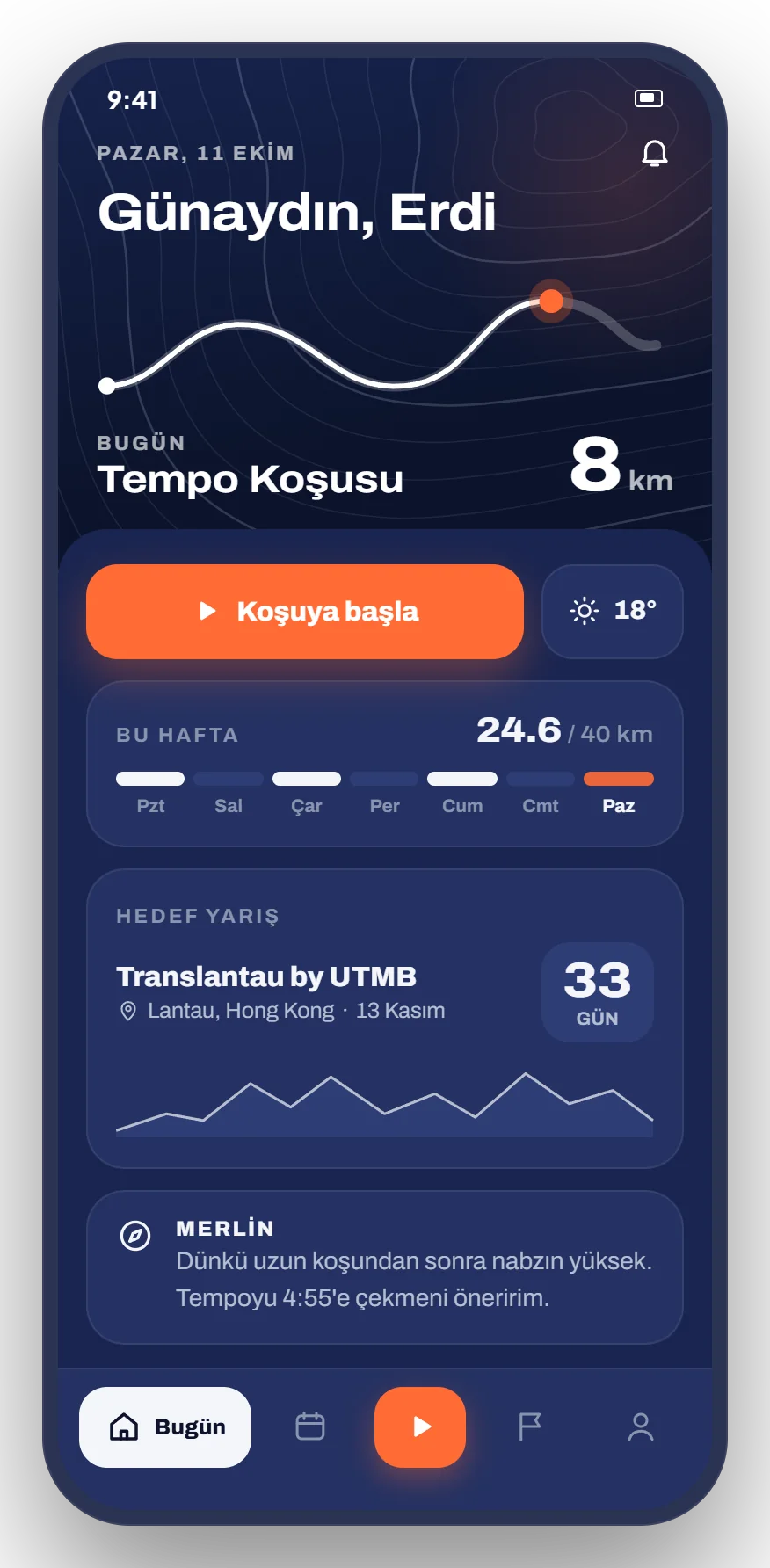 Checkpoint uygulaması — Keşfet ekranı